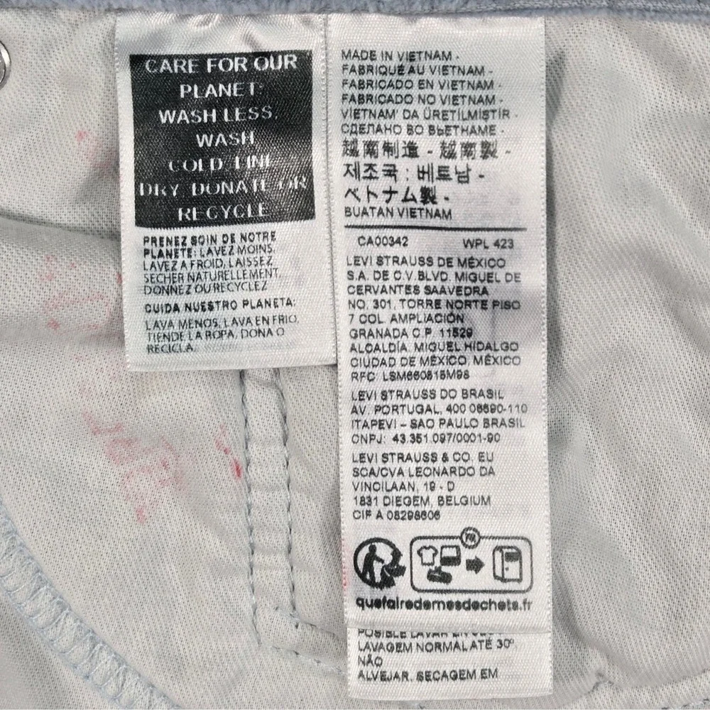 Levi's 514 Straight Fit Corduroy Pants‎ Mens 36x30 Blue Gray Light Wash Cords 36